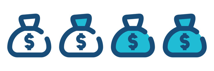 Money icon set