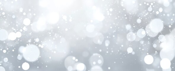 Soft White Bokeh Background with Delicate Light Dots Creating a Dreamy Atmosphere for Stunning Visuals in Photography and Design Projects