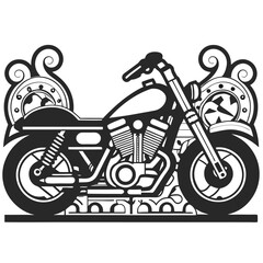  motorcycle vector