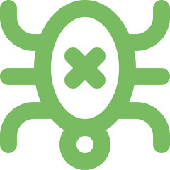 Bug close icon design