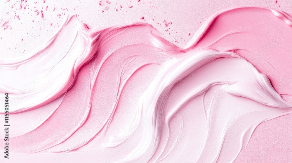 Poster soft pink paint texture with flowing patterns and subtle shades