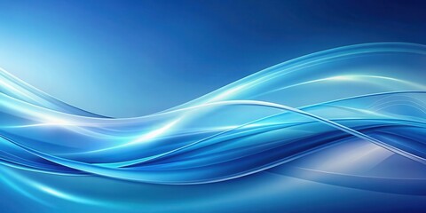 Abstract blue background with soft gradients and flowing shapes, blue, abstract, background, texture, design, artwork, smooth