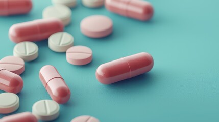 Antiretrovirals HIV and AIDS drugs Concepts, Infographic on Antiretroviral Drugs with Colorful Pills Representing Treatment Options in Healthcare
