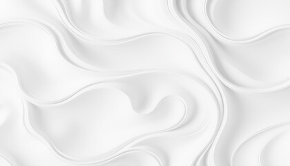 Obraz premium Abstract White Swirling Lines Background Design