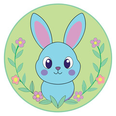 Celebrate Easter Day with this delightful collection of graphic elements in vector illustration style. Featuring Easter eggs, bunnies, spring flowers, and festive decorations