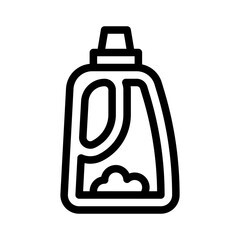 detergent bottle line icon