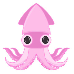 pink octopus child monster