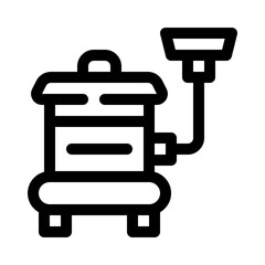 Fototapeta premium vacuum line icon