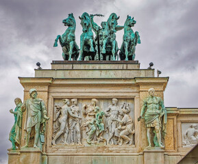 Obraz premium Austrian Parliament, Vienna, Austria, Europe, October 2024