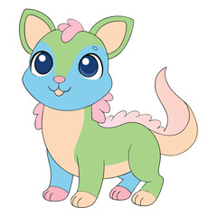 Easter Day Graphic Elements | Vector Illustration on White Background.Featuring Easter eggs, bunnies, spring flowers, and festive decorations