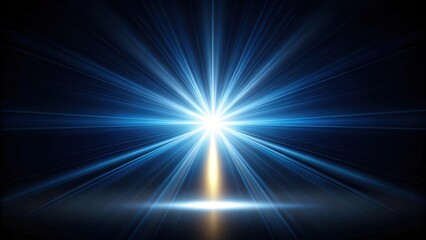 Obraz premium Light beam shining on dark background, light, beam, shining, dark, background, contrast, bright, glow, illumination