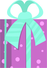 present illustration gift box