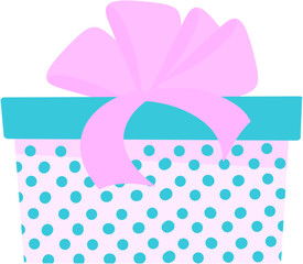 present illustration gift box
