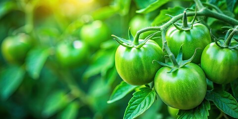 Close-up of vibrant green tomato leaves, tomato, leaves, green, close-up, plant, agriculture, farm, organic, fresh, summer