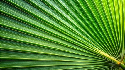 Palm leaf with intricate veins, perfect for tropical backgrounds or nature-inspired designs, tropical, green, foliage