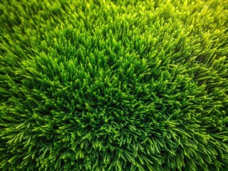 Lush Green Grass Texture: Aerial View of Summer Meadow, Realistic Field Background, Eco Wallpaper, Garden Design