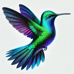 hummingbird in flight