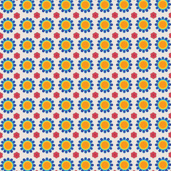 Beautiful Colored Floral seamless Pattern Flower Vector Textile Fabric Silk Peach Tone Background.