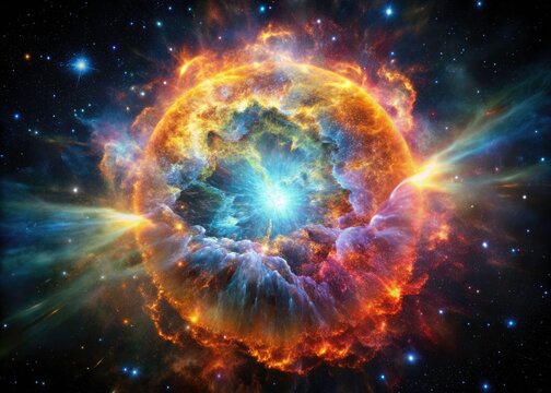 Supernova Explosion: Long Exposure Astrophotography, Heavy Element Creation, Cosmic Dust, Nebula Formation