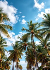  Summer colorful theme with palm trees background as texture frame image background beach wallpaper summer wallpaper beach background tropical nature