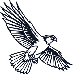 Obraz premium Eagle Logo for Ambitious Visionaries