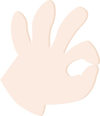 Obraz premium Hand gesture Illustration Graphic