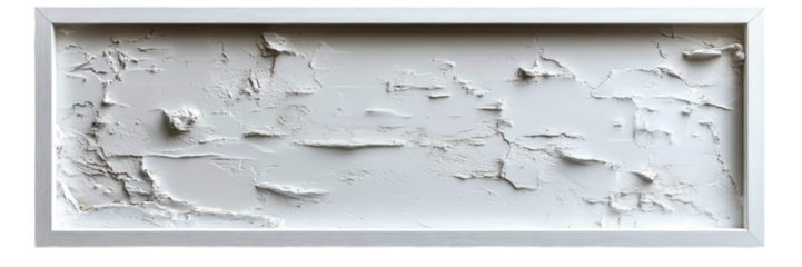 White frame with rounded corners, spacious white background, minimalist design, perfect for showcasing content elegantly