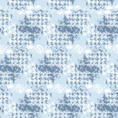 abstract blue Geometrical background pattern with snowflakes