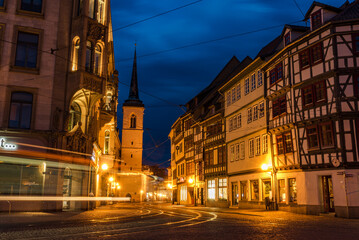 Altstadt von Erfurt zur balen Stunde