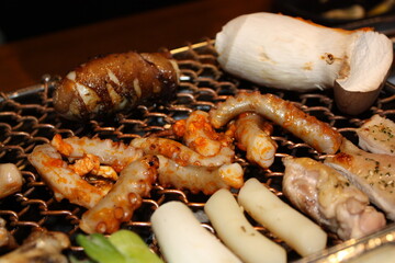 korean bbq
Octopus