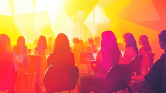 Diverse Students Engaged in Digital Learning Environment
