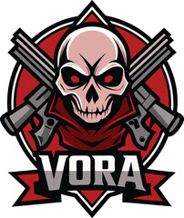 Samurai monster helmet vector design.