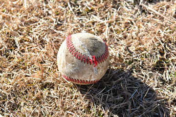 古い野球ボール