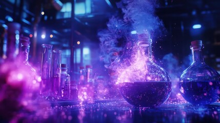 Vibrant Science Experiment with Classroom Engagement