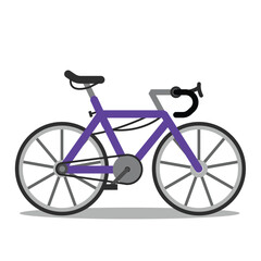 Fototapeta premium bicycle isolated on white