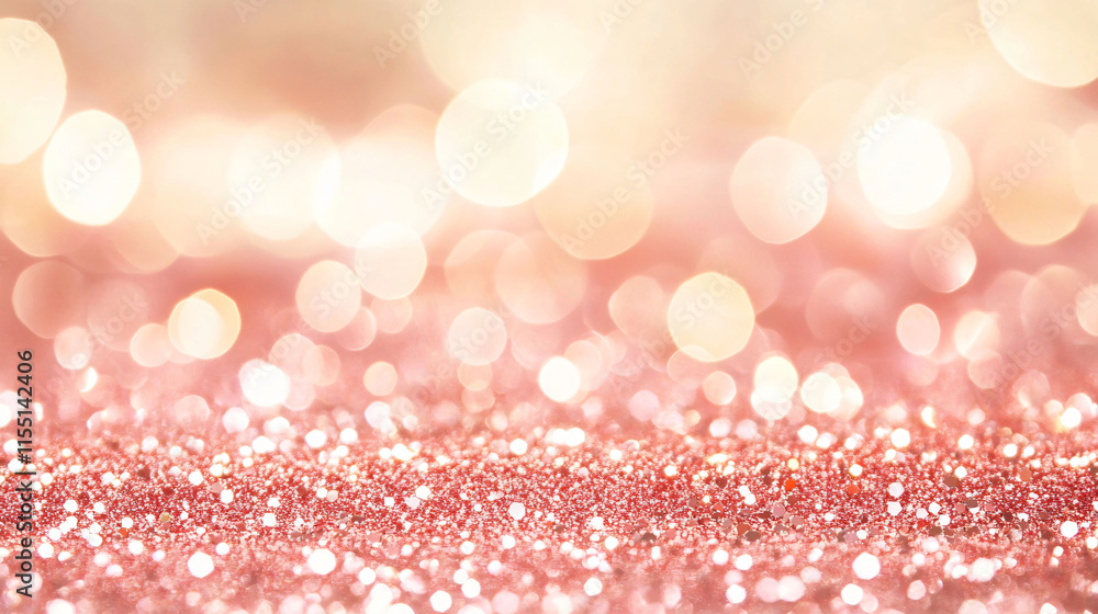 Poster sparkling background with bokeh effect creates a festive atmosphere for celebrations and events