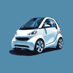 Modern Car isolated Realistic vehicle vector illustration concept with creative style