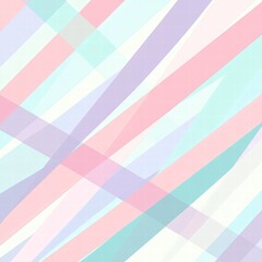 Striped pattern with pastel colors creating an abstract design suitable for backgrounds or textile applications. Generative AI