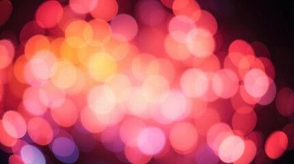 Fototapeta premium Bright, colorful bokeh lights shimmer and sparkle, adding energy to evening gatherings and celebrations. The blurred effects enhance the festive atmosphere for all occasions