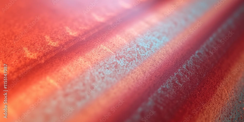 Aufkleber close-up of an abstract background featuring vibrant red and blue hues intertwined with textured pat