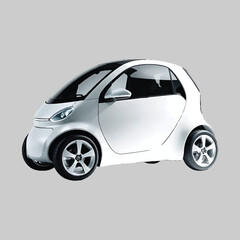 Modern Car isolated Realistic vehicle vector illustration concept with creative style