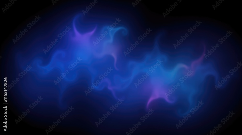 Aufkleber a captivating blend of blue and purple colors creates a dynamic abstract background. fluid patterns 