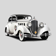 Modern Car isolated Realistic vehicle vector illustration concept with creative style