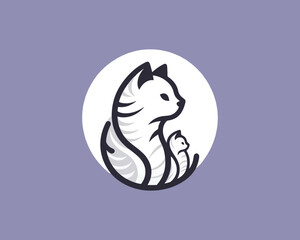 illustration of a cat