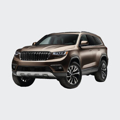 Modern Car isolated Realistic vehicle vector illustration concept with creative style