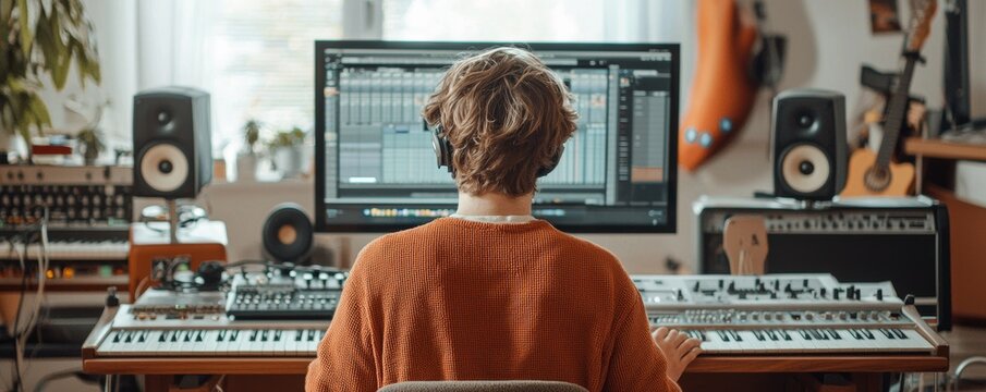 Creating music in a live broadcast environment