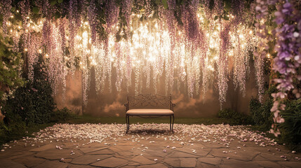 Photography backdrop for weddings, portraits, maternity shoots, and events, featuring elegant designs, floral accents, and unique styles