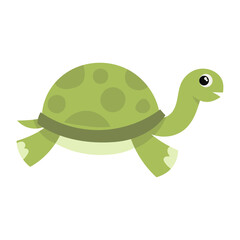 Cute turtle vector illustration