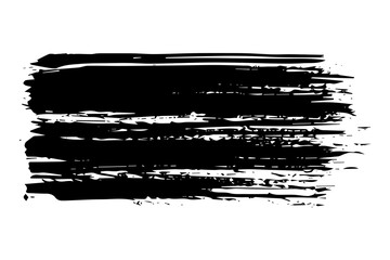 Abstract vector watercolor paint. Isolated grunge element for paper design. Ink paint brush stains or spots on white background