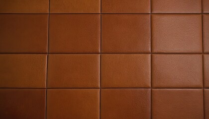 A close up of a brown leather texture with rivets 3